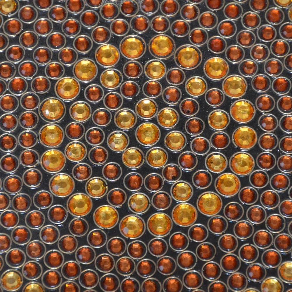 KIM SEYBERT HOLIDAY FALL BROWN GOLD CRYSTAL BEADED PLACEMAT CHARGER CENTERPIECE
